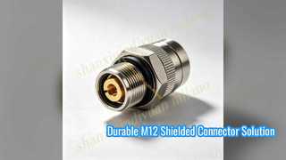 M12 Shielded Field Wireable Connector Industrial Solution