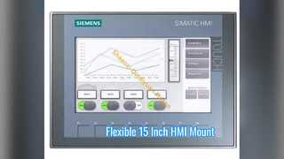 15 Inch HMI Support Arm Mount Display Solution