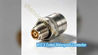 M12 X Coded Waterproof Connector Industrial Solution
